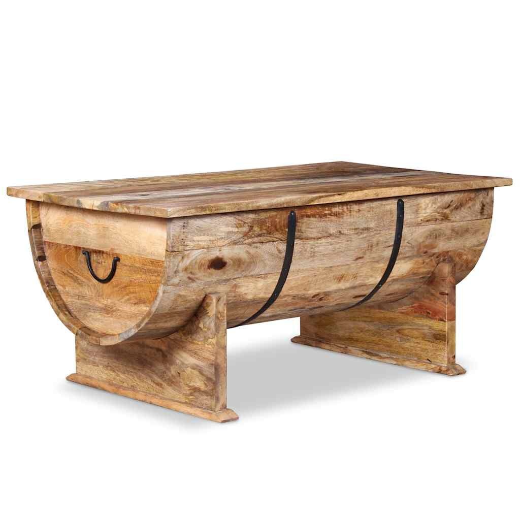 vidaXL Salontafel Mangohout 88x50cm - 35% Korting!
