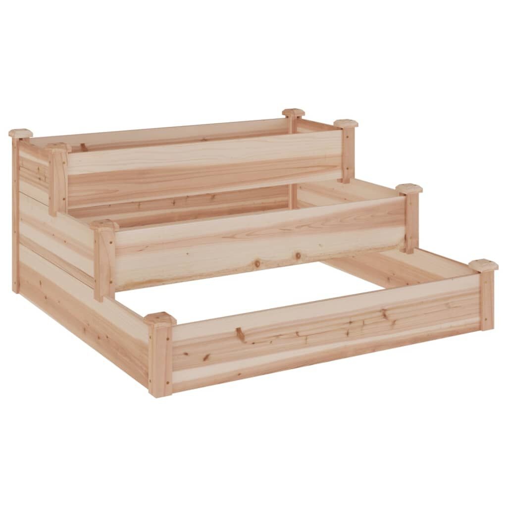 VidaXL Verhoogde Plantenbak 120x120cm - 35% Korting!