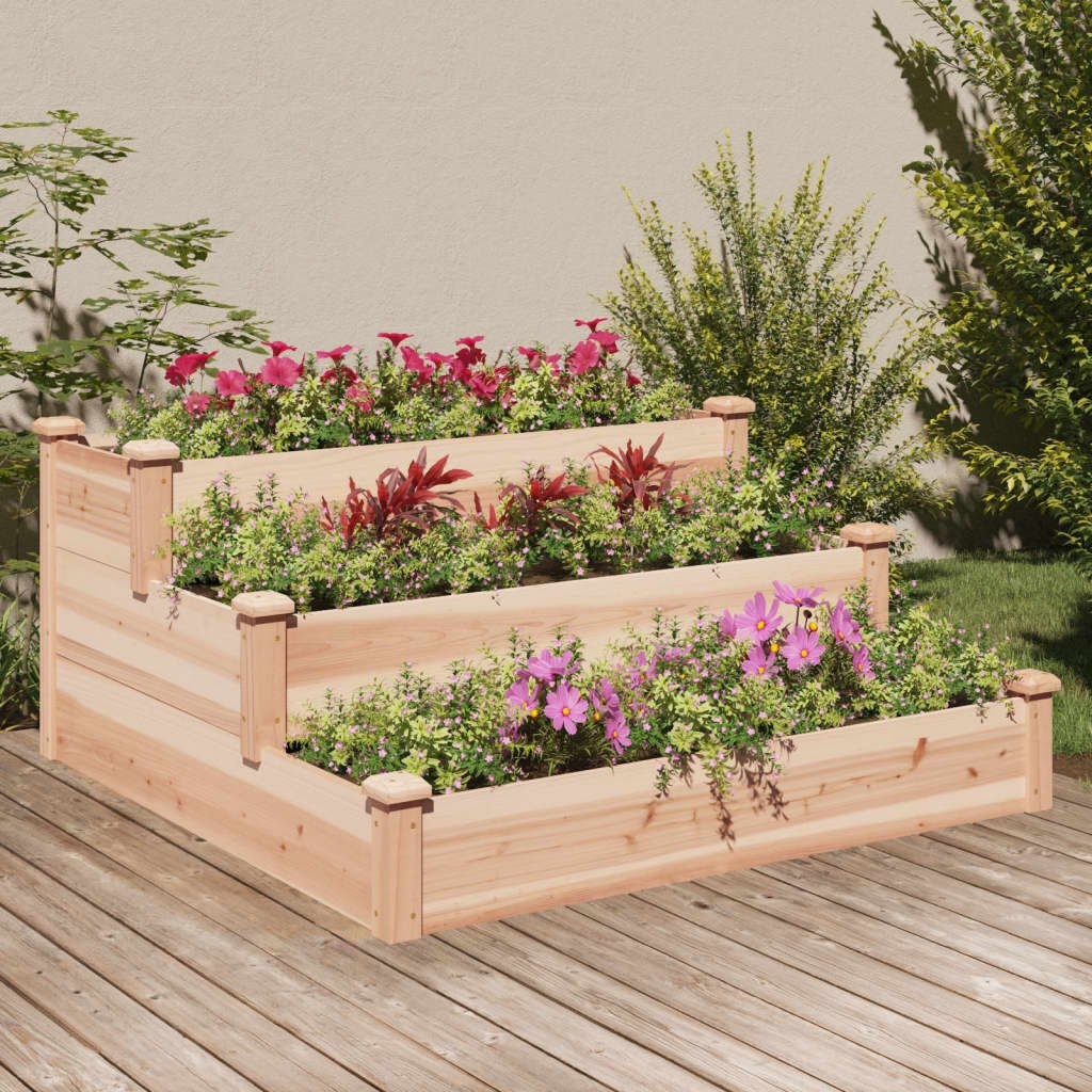 VidaXL Verhoogde Plantenbak 120x120cm - 35% Korting!