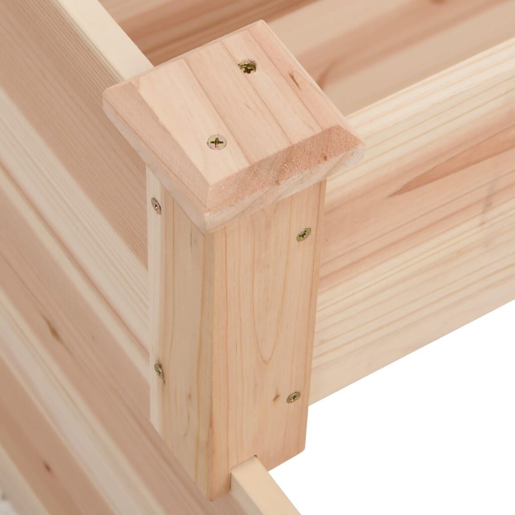 VidaXL Verhoogde Plantenbak 120x120cm - 35% Korting!