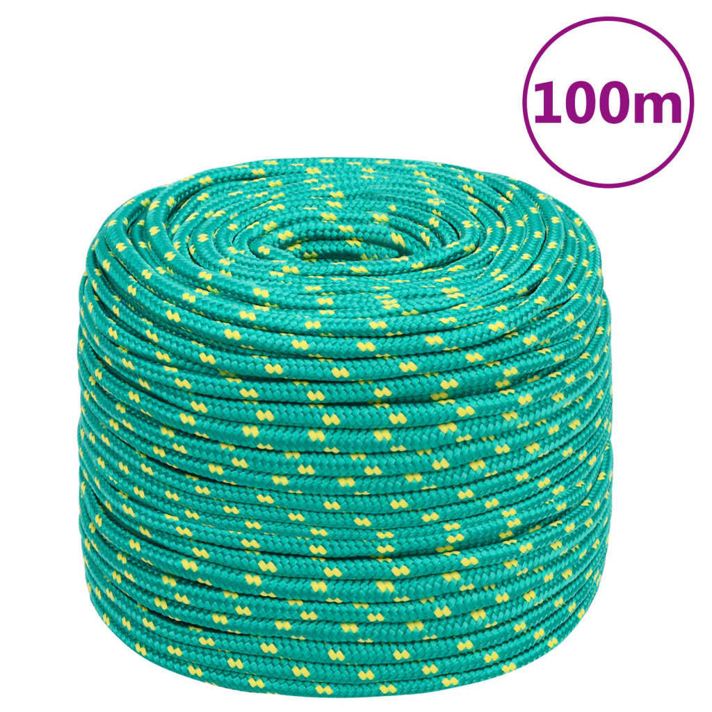 vidaXL Boottouw 8mm 100m Groen - 41% Korting!