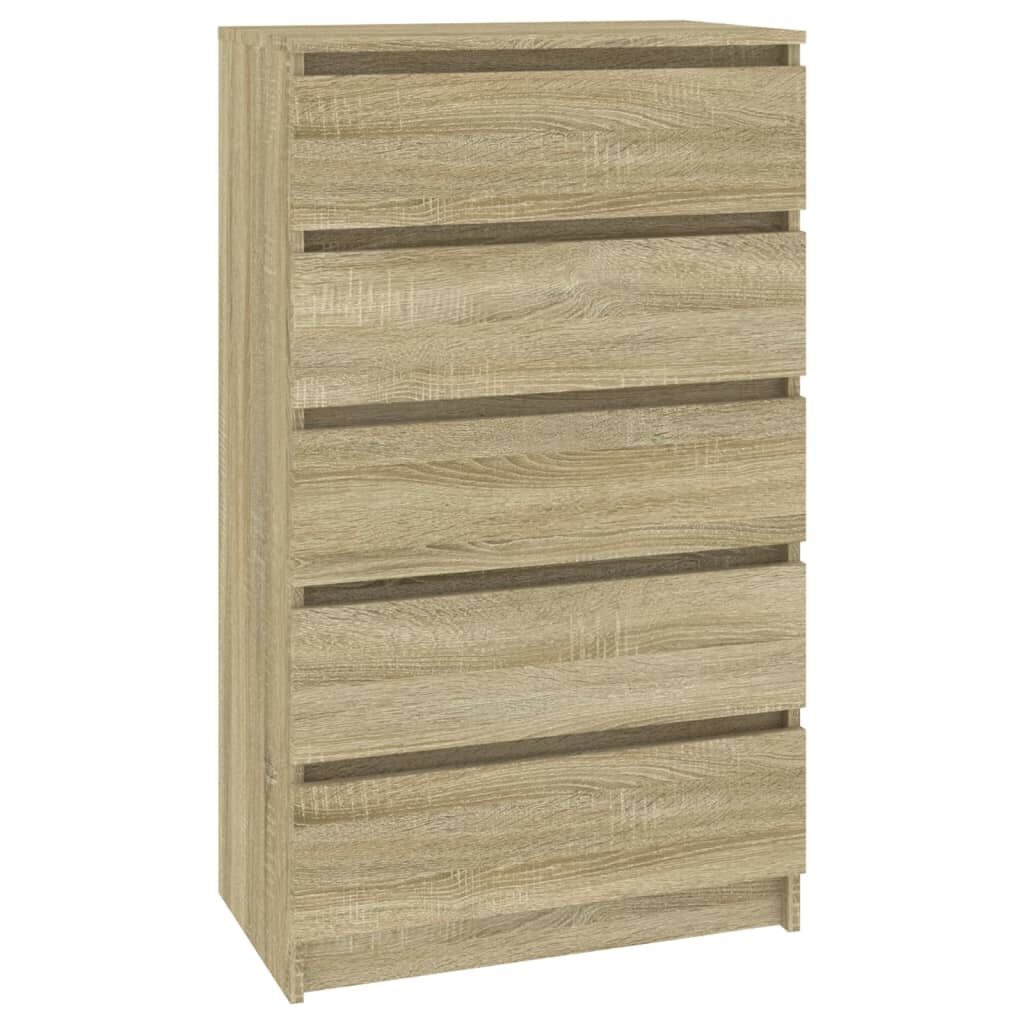 vidaXL Ladekast Sonoma Eiken - 60x36x103cm - 45% Korting!