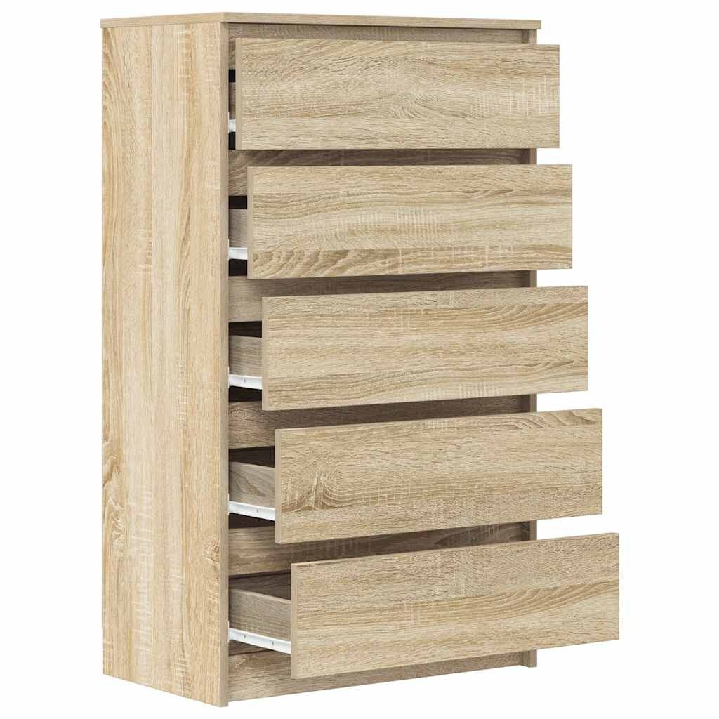vidaXL Ladekast Sonoma Eiken - 60x36x103cm - 45% Korting!