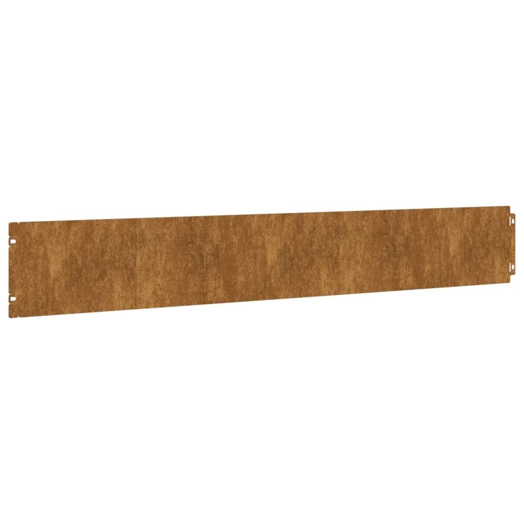 vidaXL Gazonrand Cortenstaal 50st - 55% Korting!