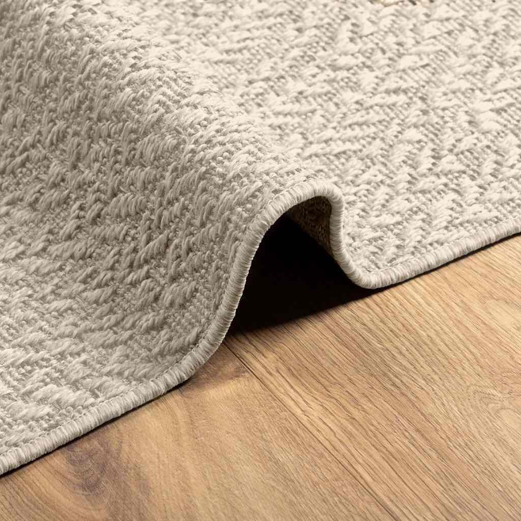 vidaXL Vloerkleed ZIZUR Crème 120x120cm - 35% Korting!