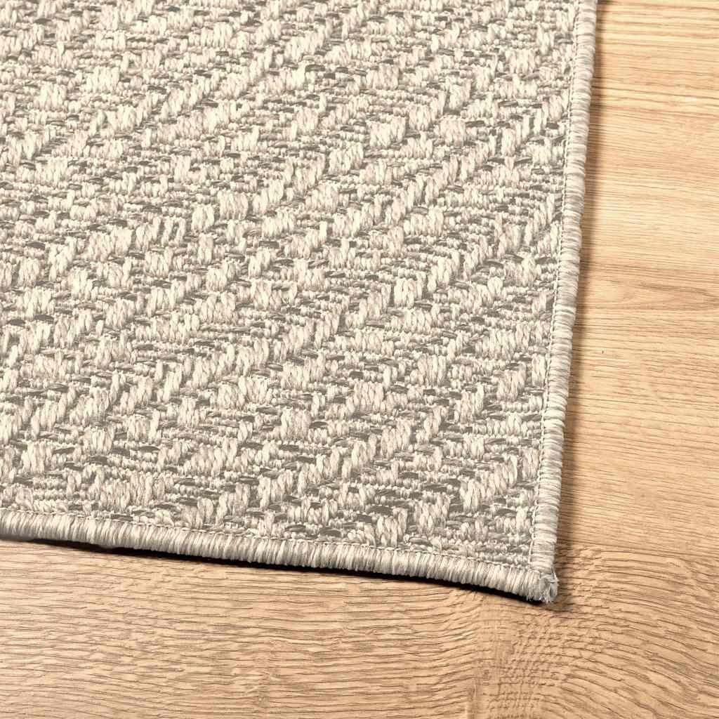 vidaXL Vloerkleed ZIZUR Crème 120x120cm - 35% Korting!