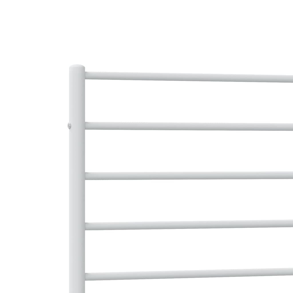 vidaXL Bedframe 90x190 cm - Wit Metaal - 41% Korting!