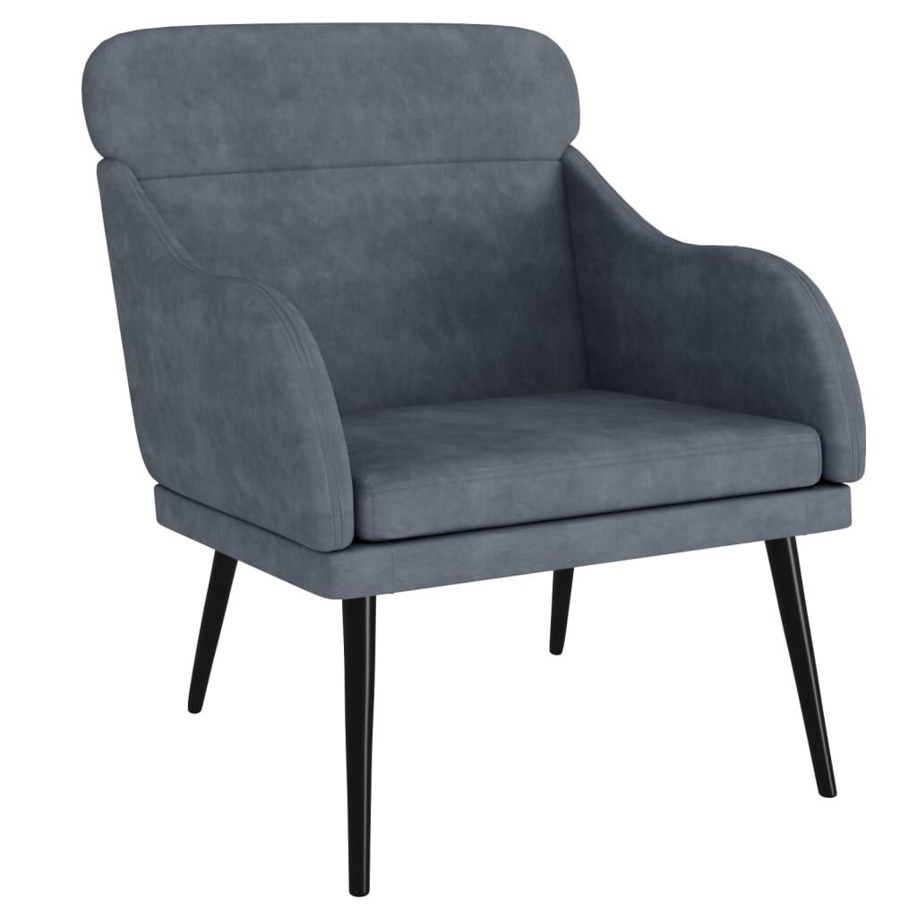 VidaXL Fluweel Fauteuil Donkergrijs - 41% Korting!