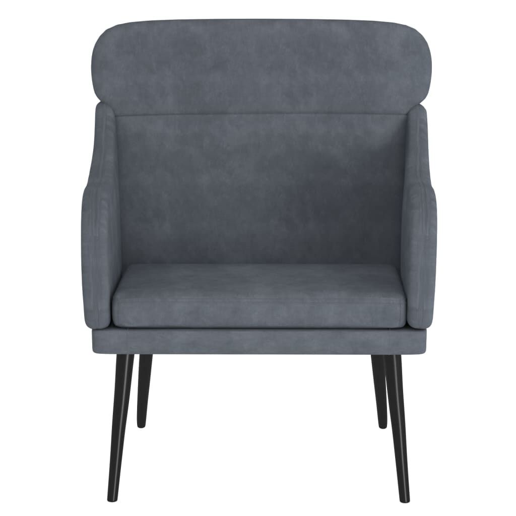 VidaXL Fluweel Fauteuil Donkergrijs - 41% Korting!