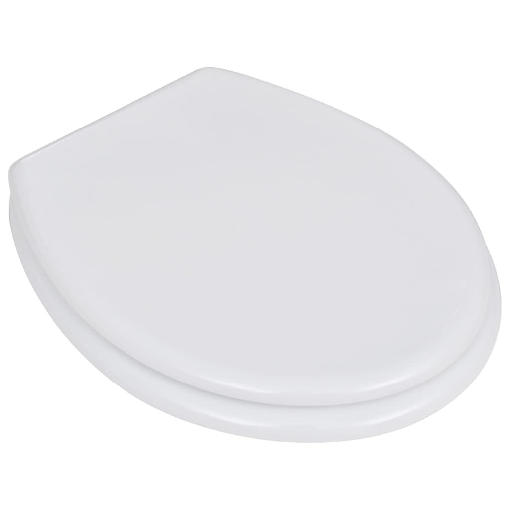 vidaXL Toiletbril Wit MDF - Simpel Design - 47% Korting!