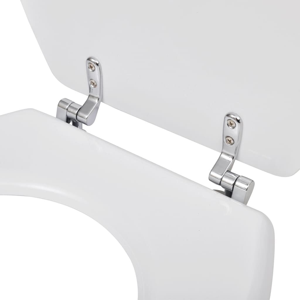 vidaXL Toiletbril Wit MDF - Simpel Design - 47% Korting!