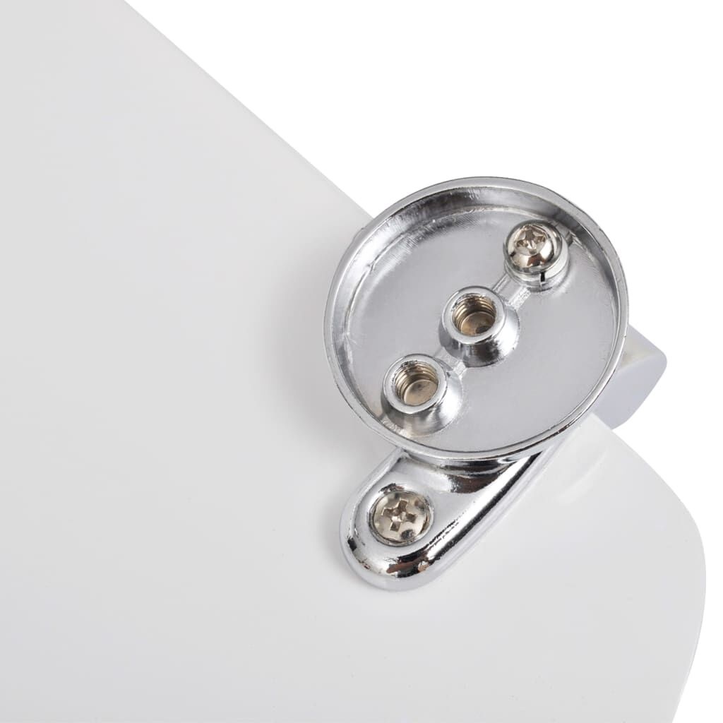 vidaXL Toiletbril Wit MDF - Simpel Design - 47% Korting!