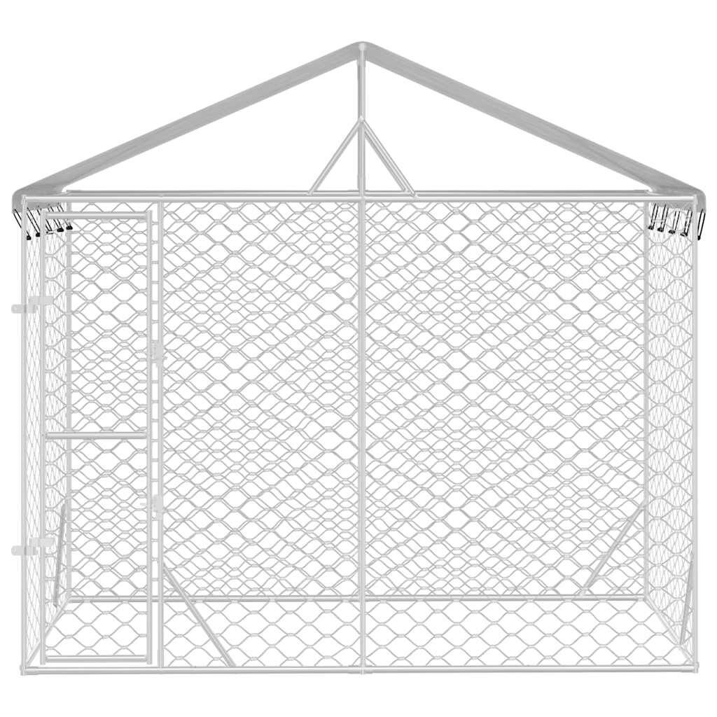 Hondenkennel met Dak 3x1,5x2,5m - 42% Korting!
