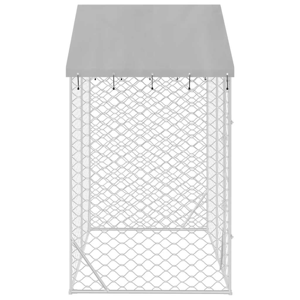 Hondenkennel met Dak 3x1,5x2,5m - 42% Korting!