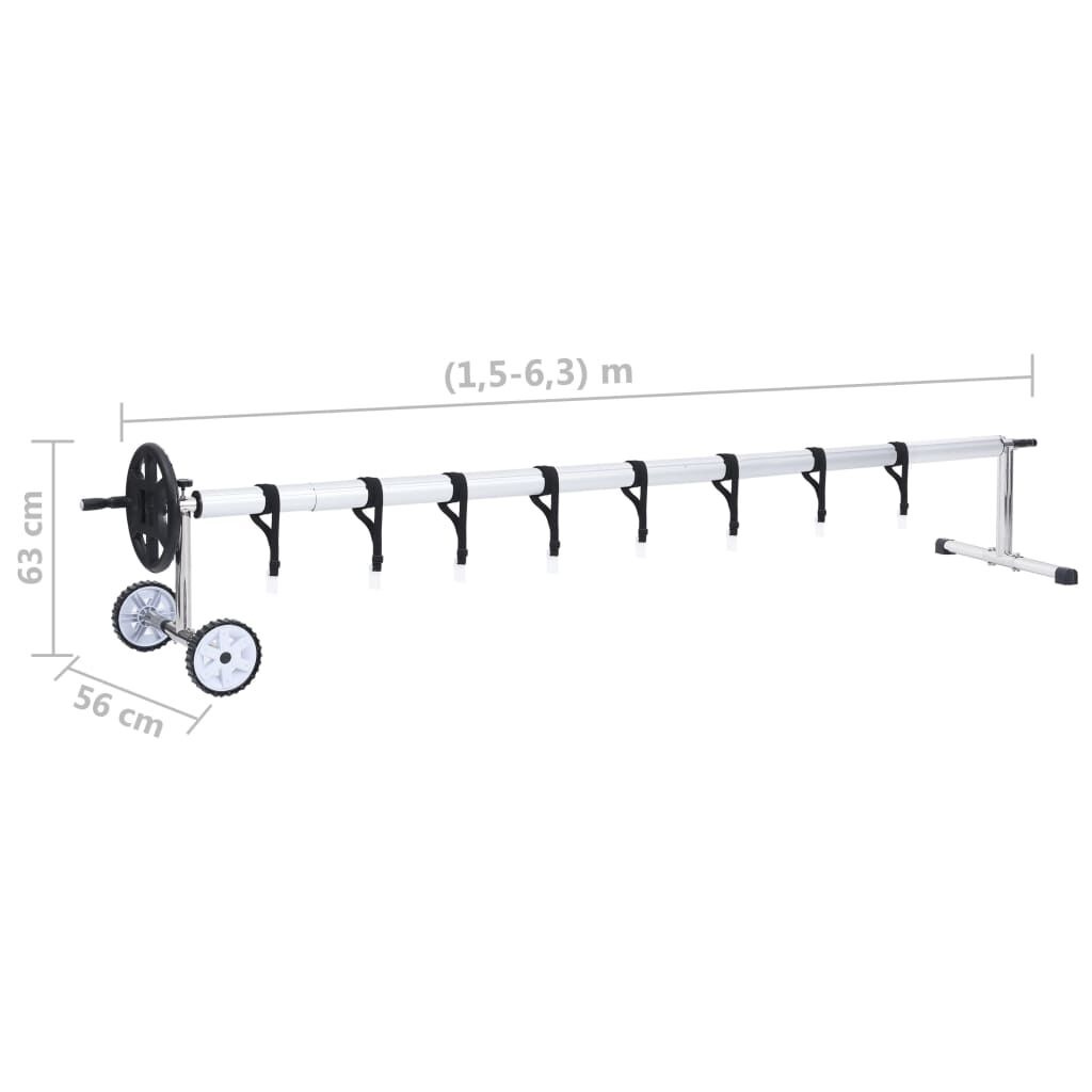 Zwembadhoes Roller RVS - 6.3m! 53% Korting!