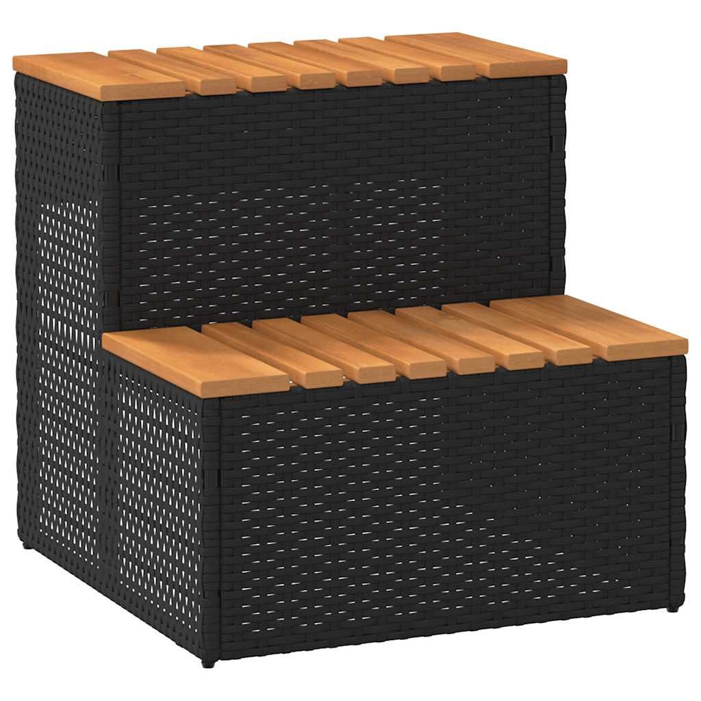 vidaXL Hottub Opstap Zwart - 35% Korting!