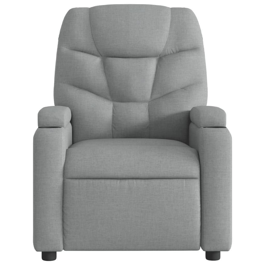 vidaXL Verstelbare Fauteuil Lichtgrijs - 35% Korting!