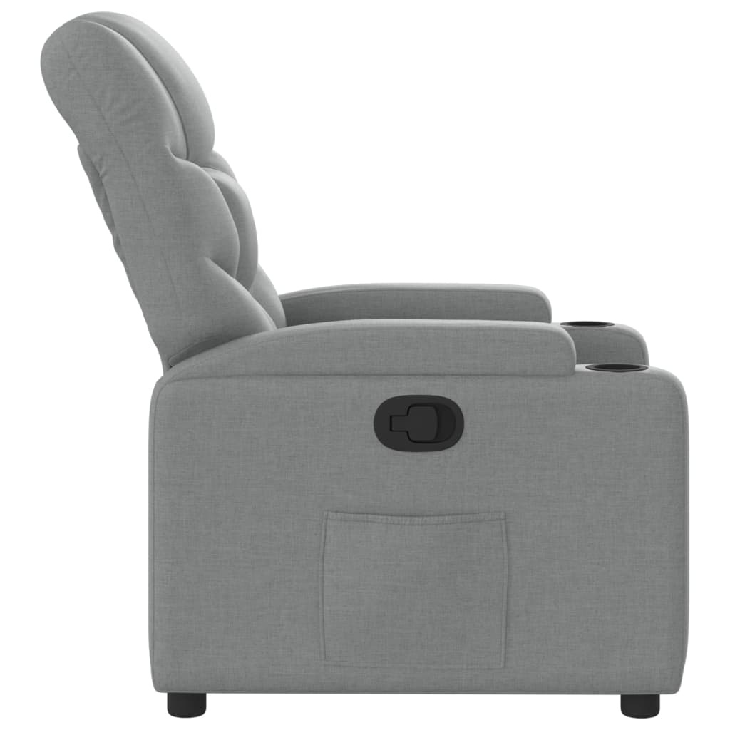 vidaXL Verstelbare Fauteuil Lichtgrijs - 35% Korting!