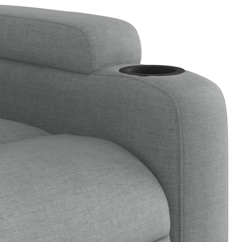 vidaXL Verstelbare Fauteuil Lichtgrijs - 35% Korting!
