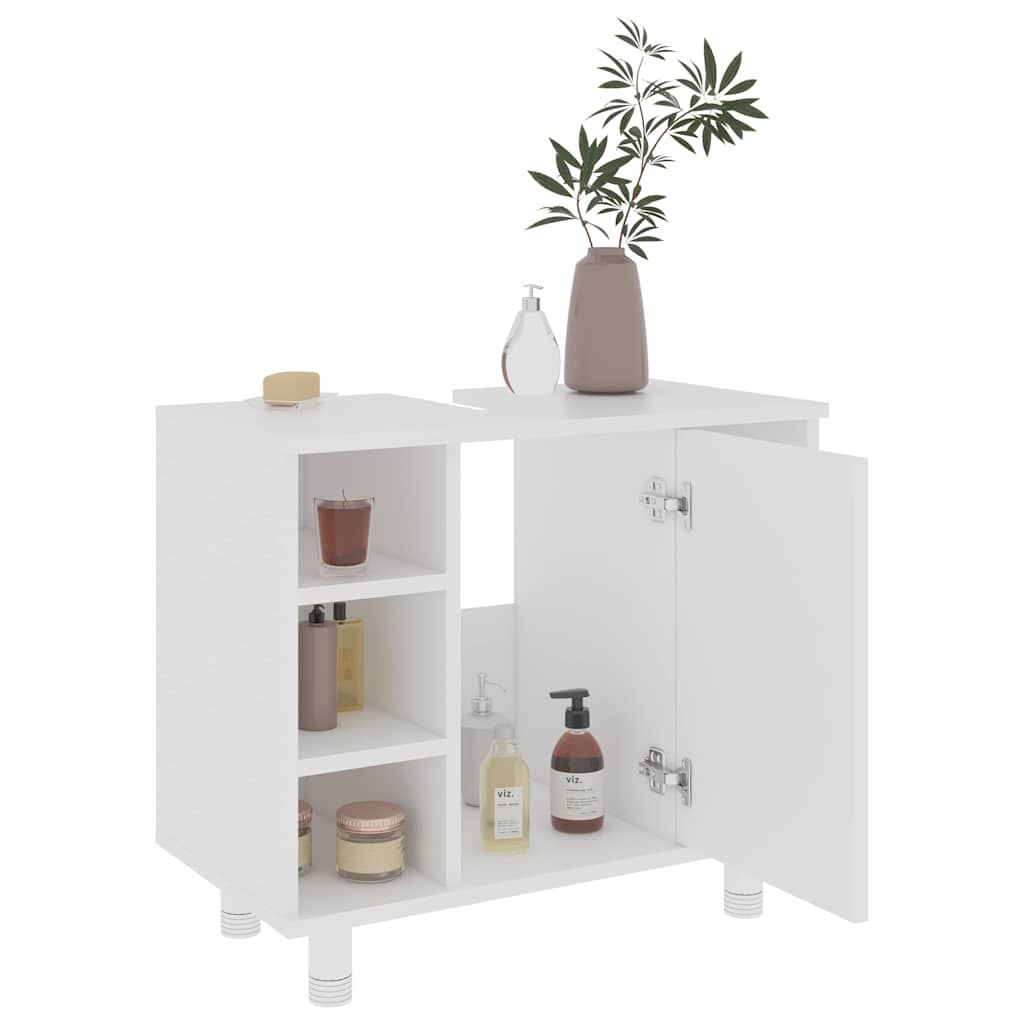 vidaXL Badkamerkast Wit 60cm - Zo Goed Als Nieuw - 35% Korting!
