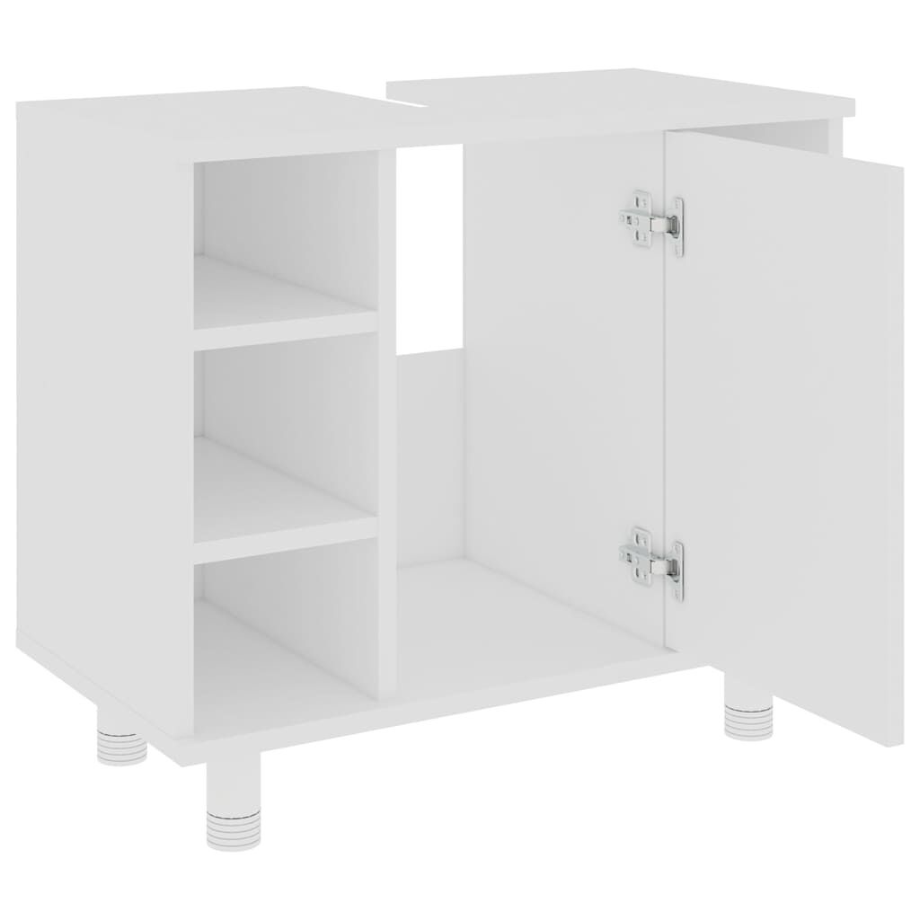 vidaXL Badkamerkast Wit 60cm - Zo Goed Als Nieuw - 35% Korting!