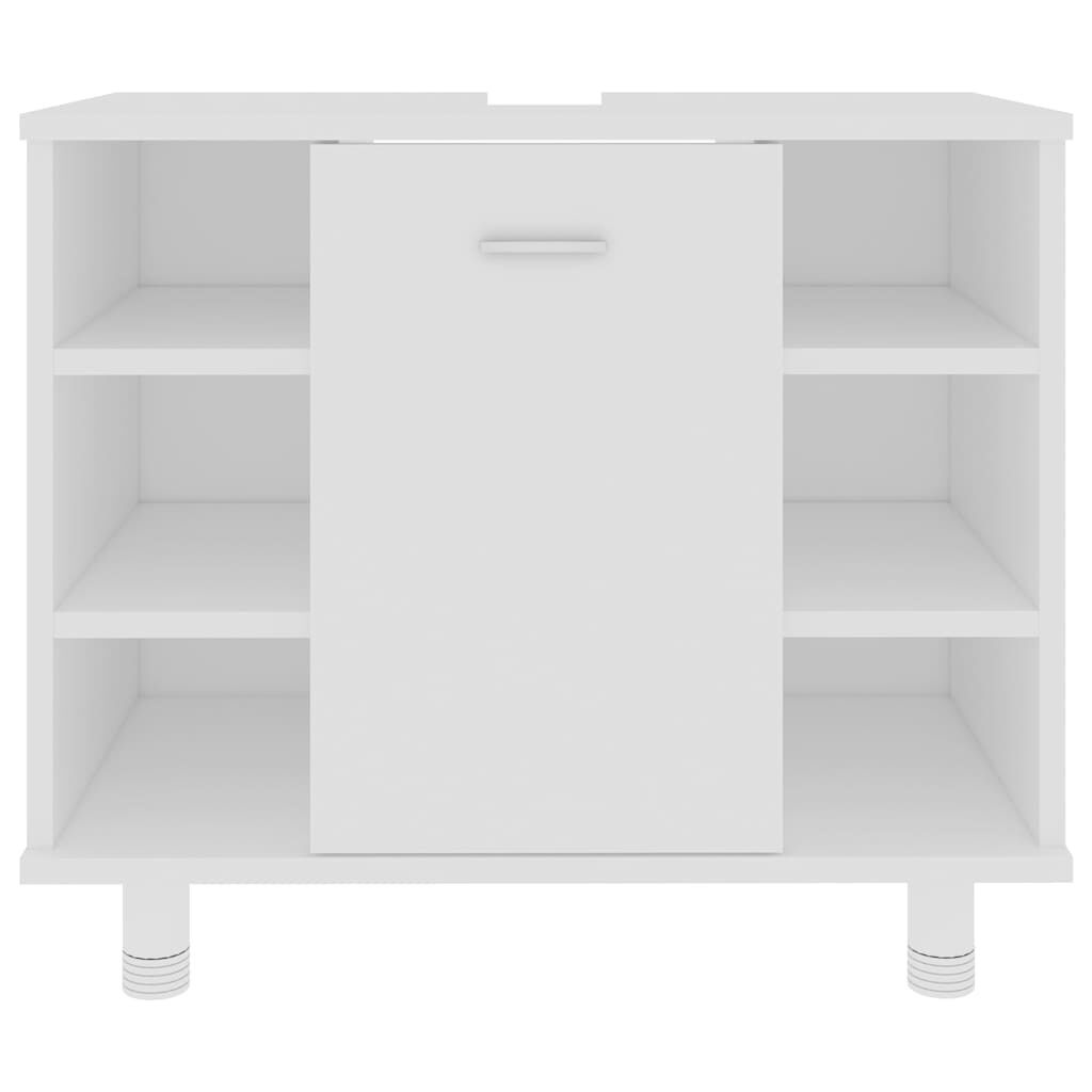 vidaXL Badkamerkast Wit 60cm - Zo Goed Als Nieuw - 35% Korting!