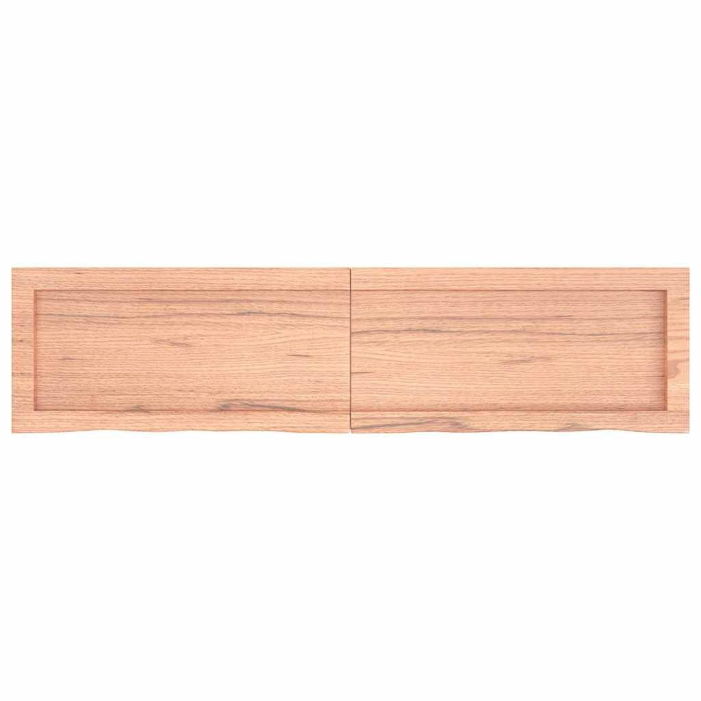 Wandschap Eiken 120cm Lichtbruin - 55% Korting! (Krasjes)