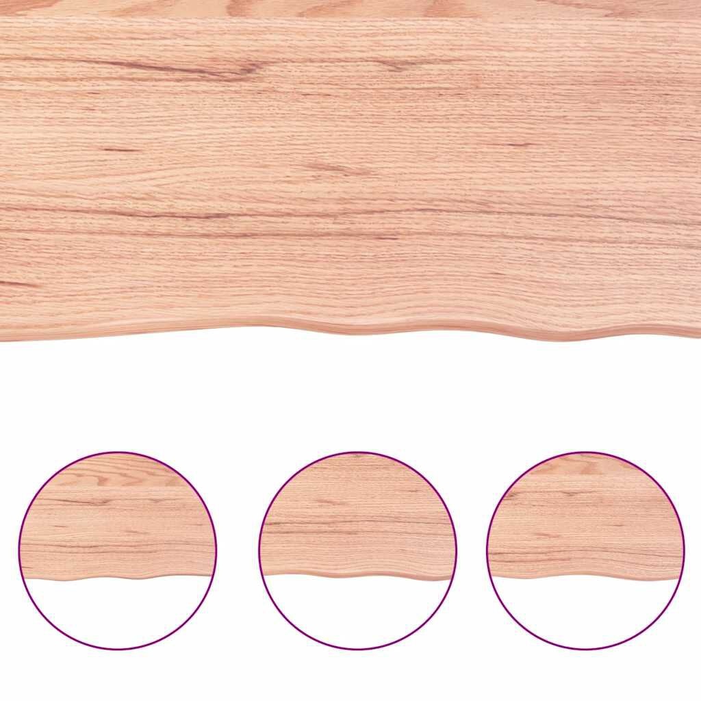 Wandschap Eiken 120cm Lichtbruin - 55% Korting! (Krasjes)