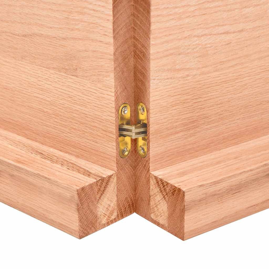 Wandschap Eiken 120cm Lichtbruin - 55% Korting! (Krasjes)