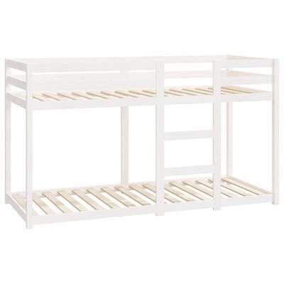 Stapelbed Grenenhout Wit 75x190cm - Nu 35% Korting!
