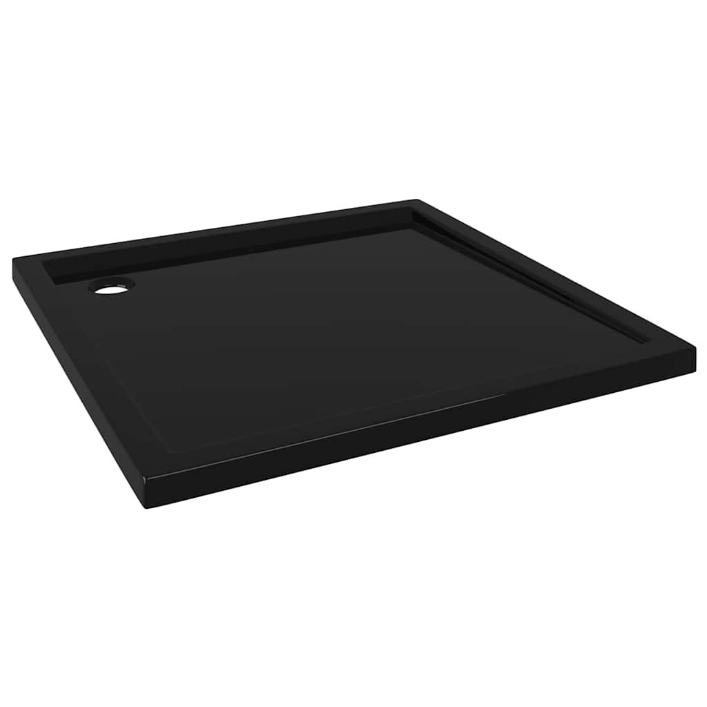 vidaXL Douchebak Vierkant 80x80 Zwart - 35% Korting!