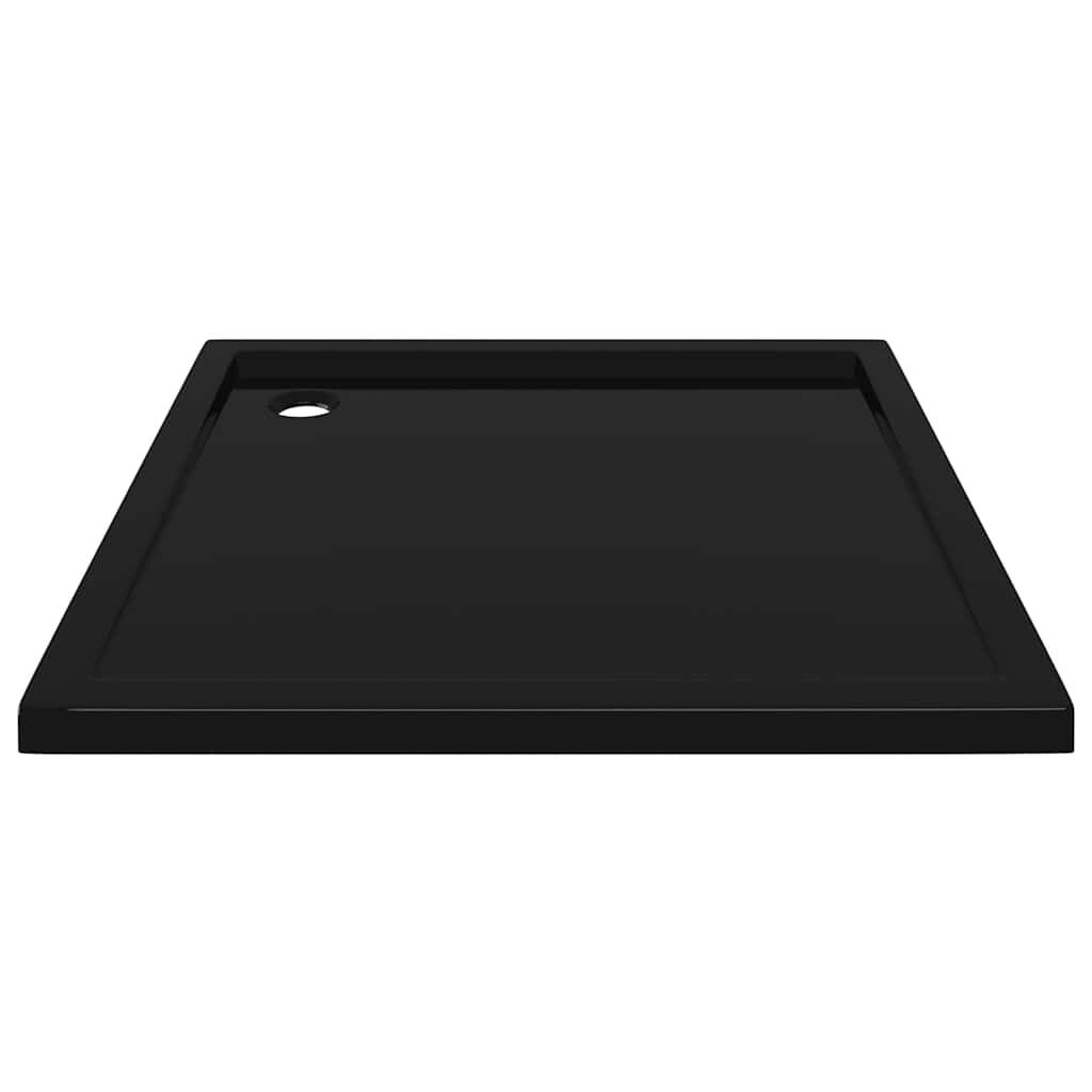 vidaXL Douchebak Vierkant 80x80 Zwart - 35% Korting!