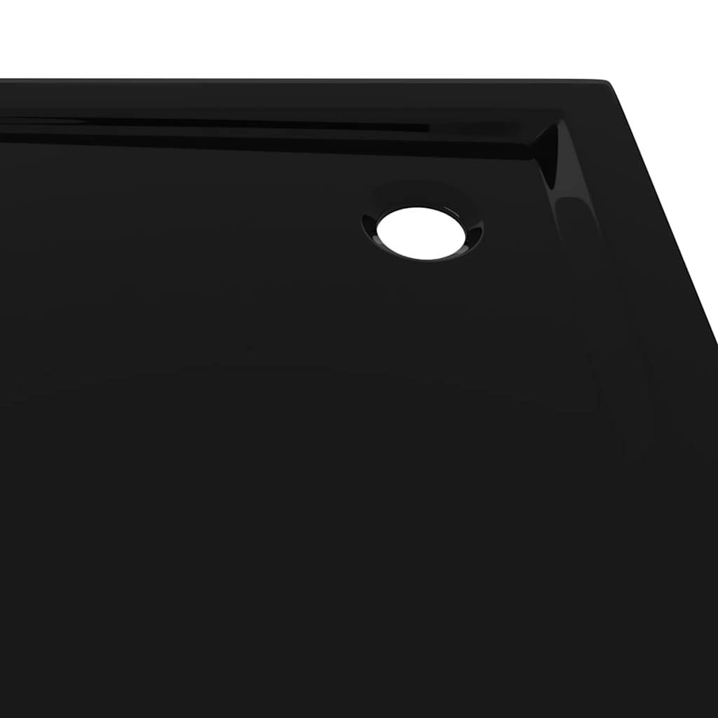 vidaXL Douchebak Vierkant 80x80 Zwart - 35% Korting!