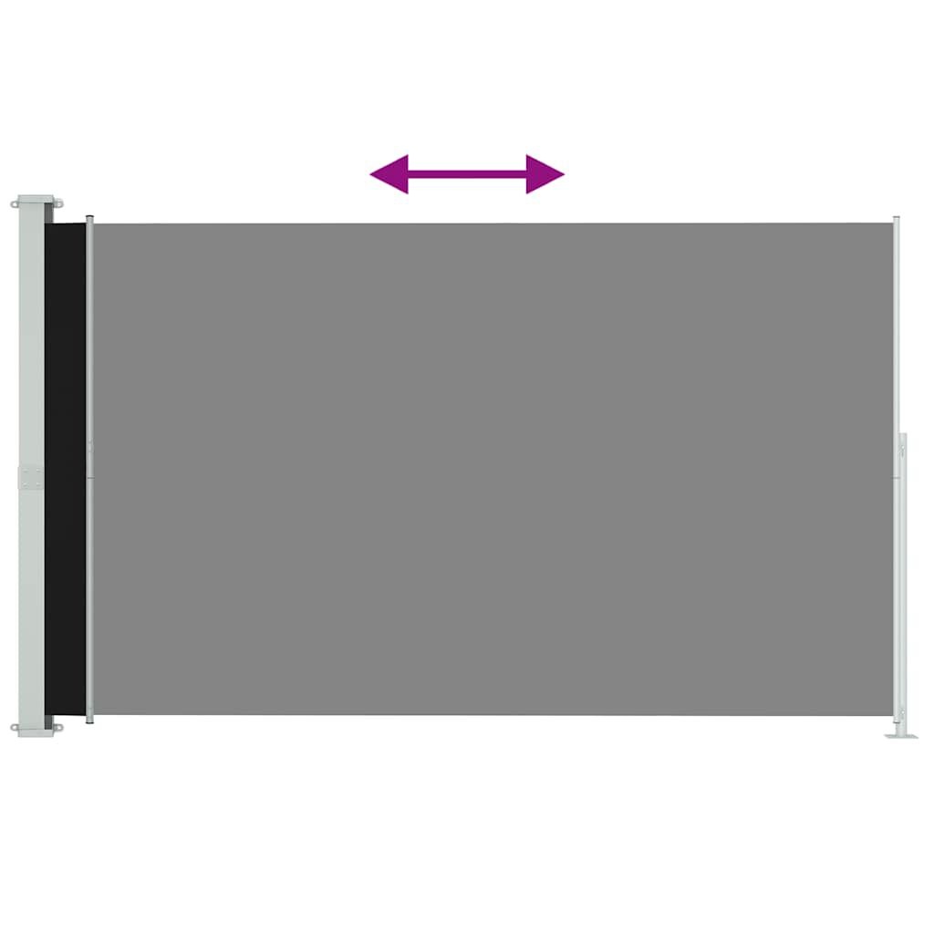 VidaXL Uittrekbaar Tuinscherm 180x300cm Zwart - 35% Korting!