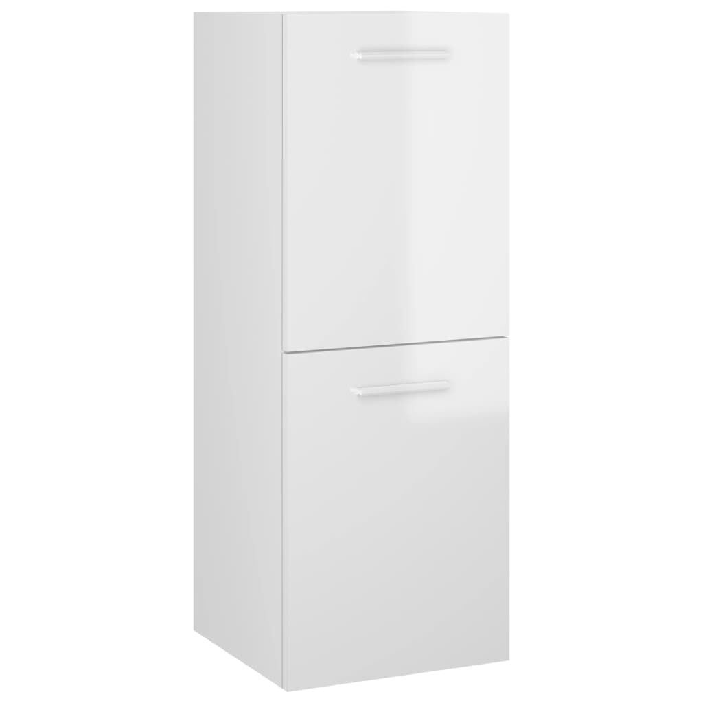 vidaXL Badkamerkast Wit 30x30x80cm - 35% Korting!