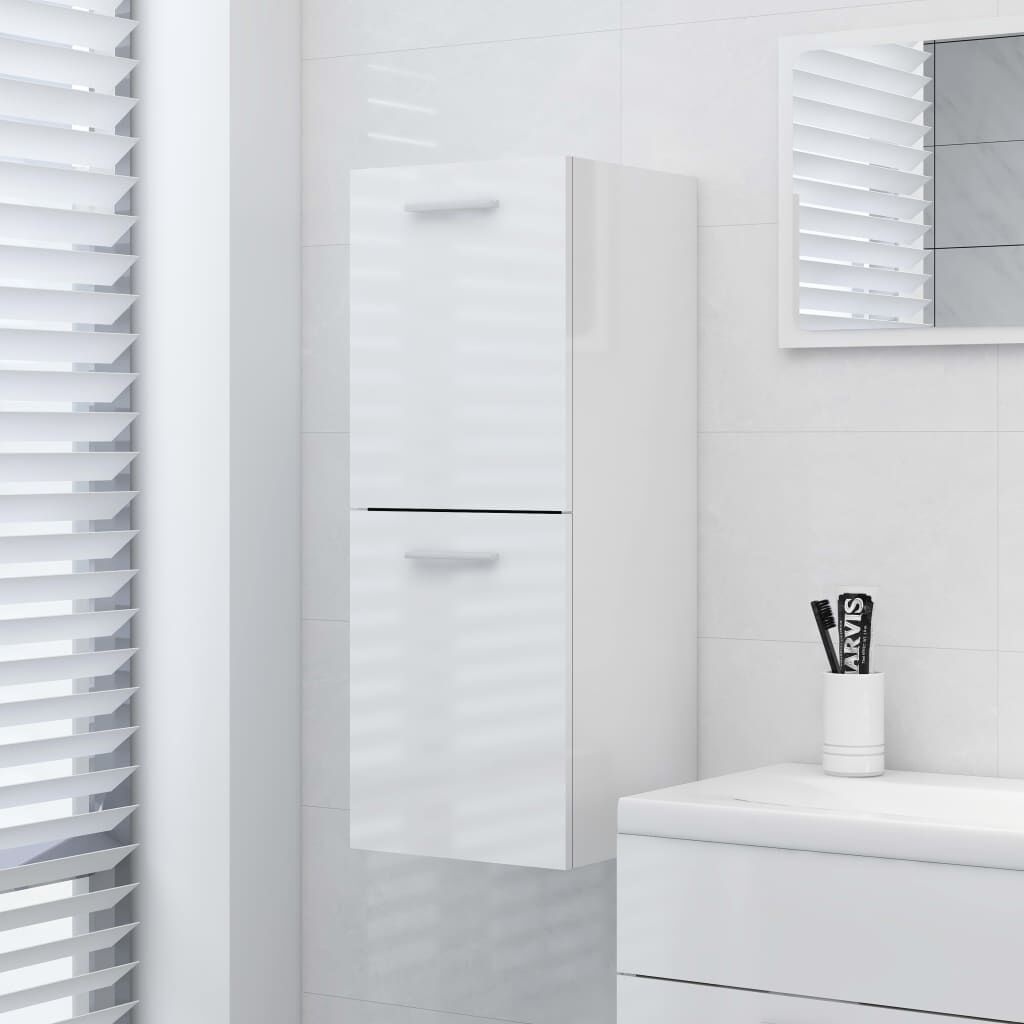 vidaXL Badkamerkast Wit 30x30x80cm - 35% Korting!
