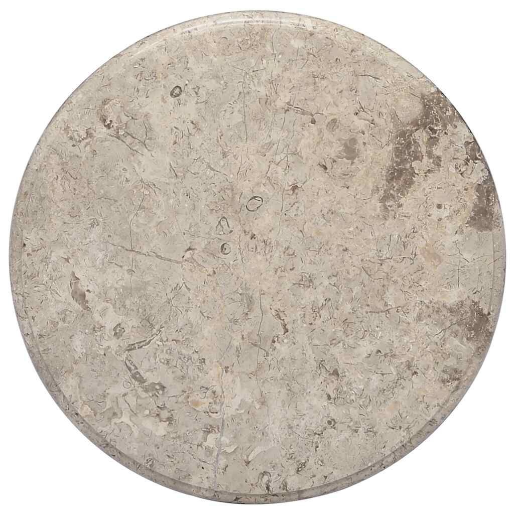 Marmeren Tafelblad Grijs Ø50cm - 45% Korting! (Retour)