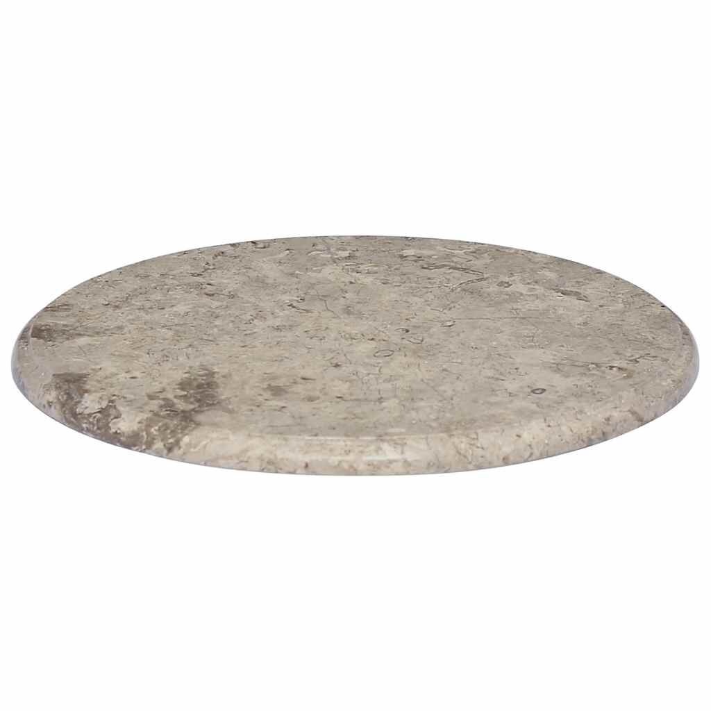 Marmeren Tafelblad Grijs Ø50cm - 45% Korting! (Retour)