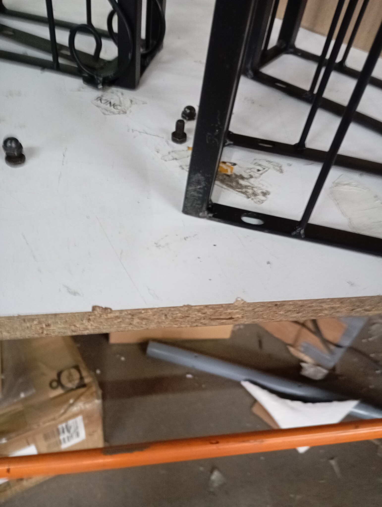 Smeedijzeren Poort 121cm Zwart - Krasjes, 55% Korting!