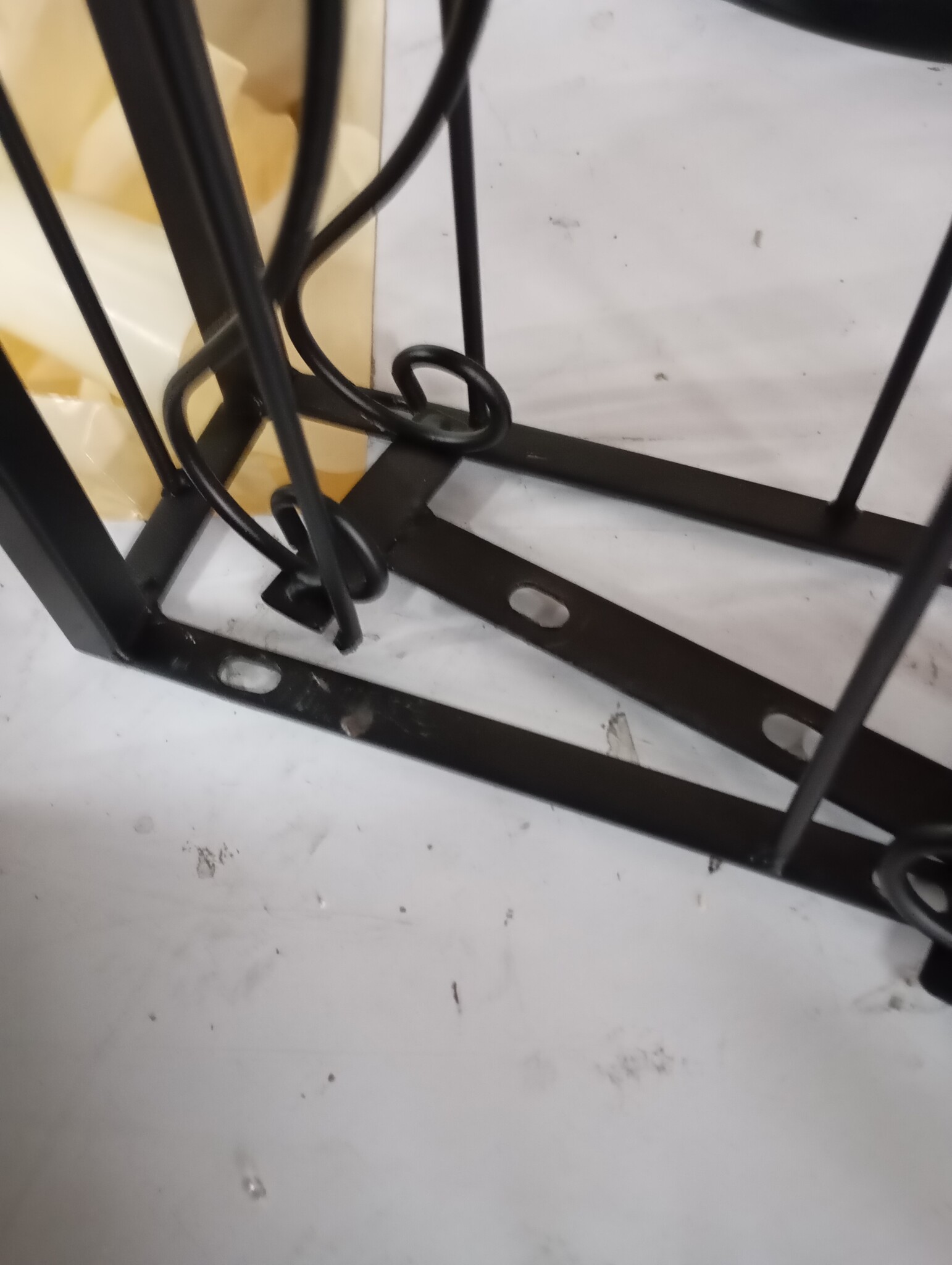Smeedijzeren Poort 121cm Zwart - Krasjes, 55% Korting!