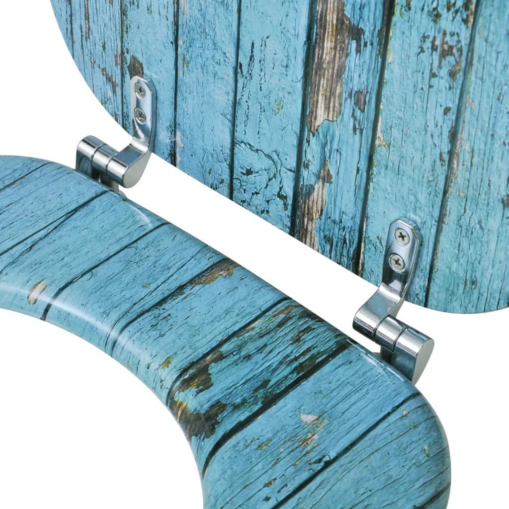 Toiletbril Oud Hout Design - 35% Korting! Nieuwstaat