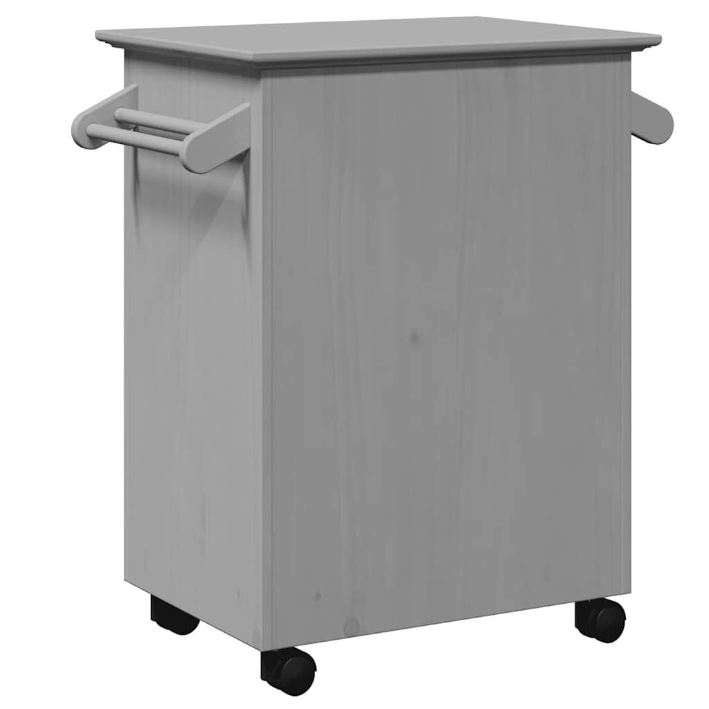 vidaXL Keukentrolley Grijs 72x45x80cm - 50% Korting!