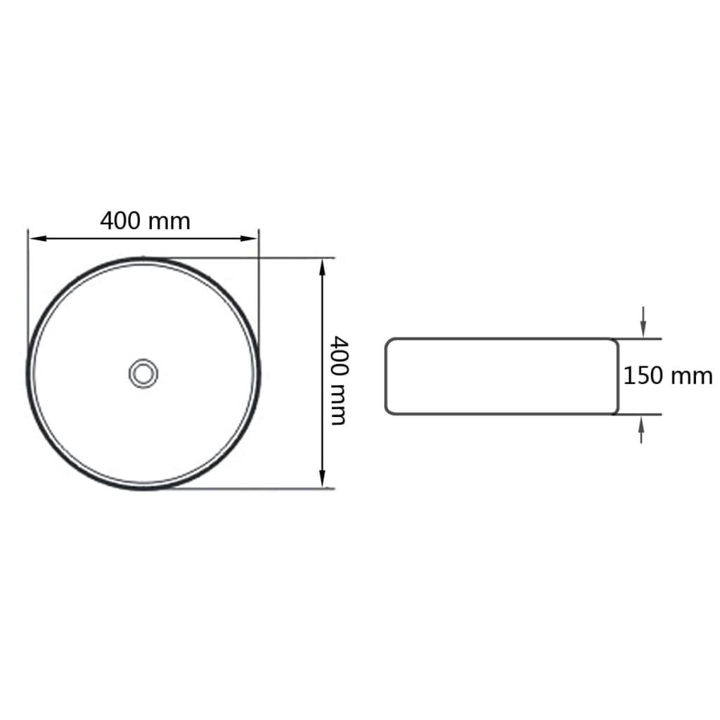 vidaXL Goudkleurige Wastafel 40cm - 35% Korting!