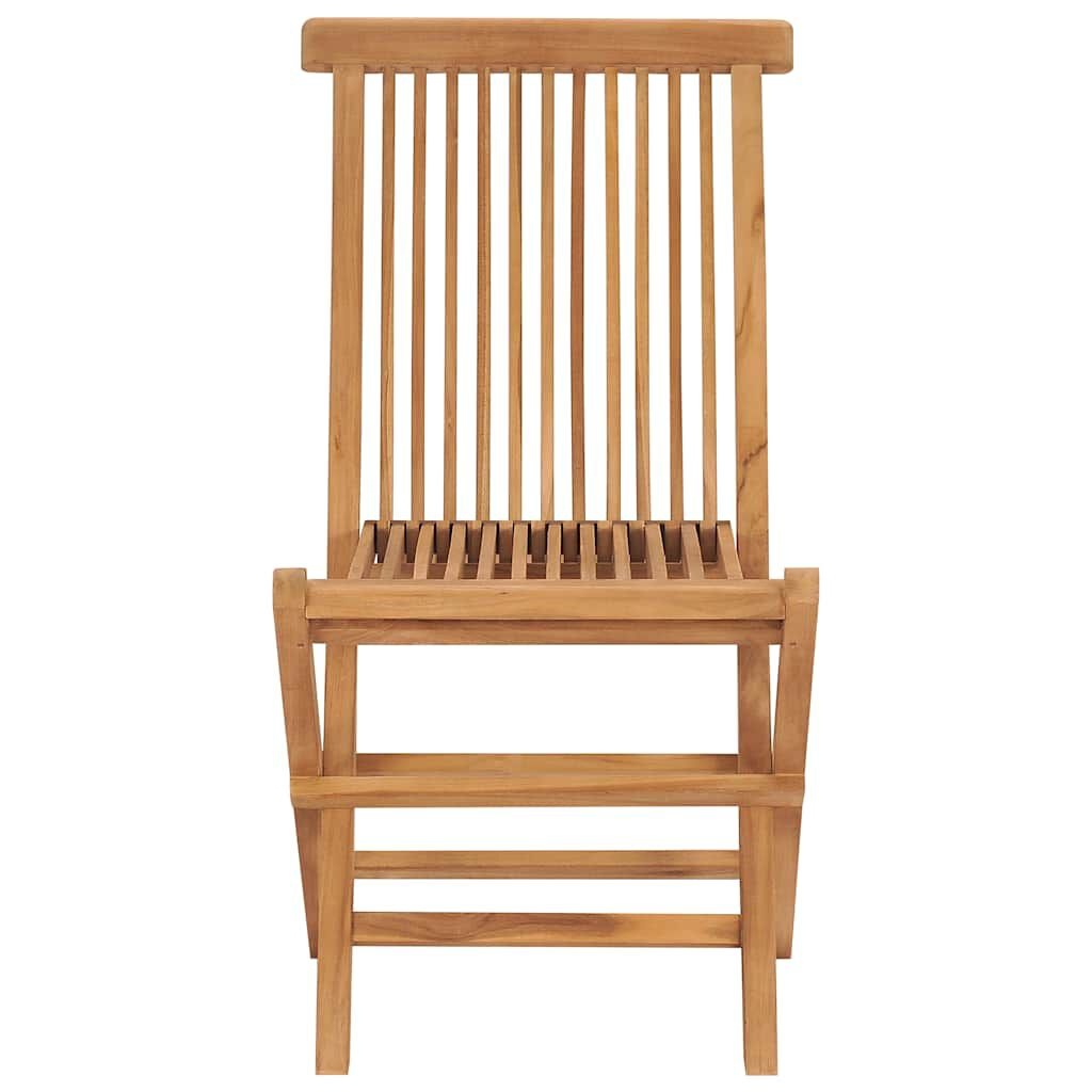 vidaXL Teak Tuinstoelen (2 st) - 35% Korting! Inklapbaar