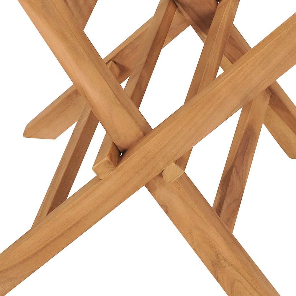 vidaXL Teak Tuinstoelen (2 st) - 35% Korting! Inklapbaar