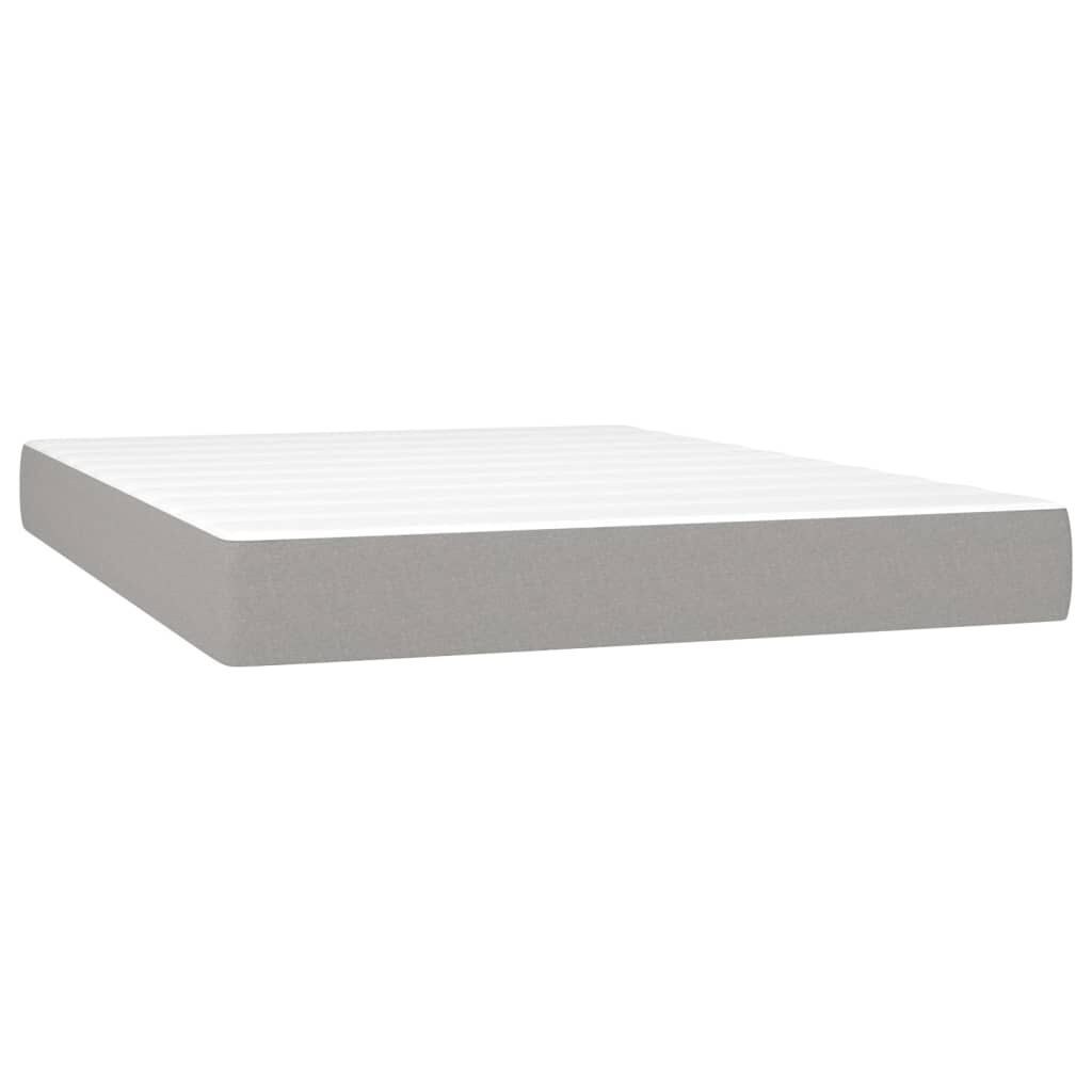 Pocketveringmatras 140x190 cm Lichtgrijs - 35% Korting!