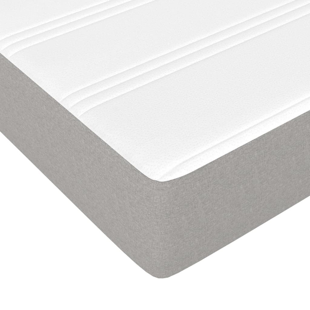 Pocketveringmatras 140x190 cm Lichtgrijs - 35% Korting!