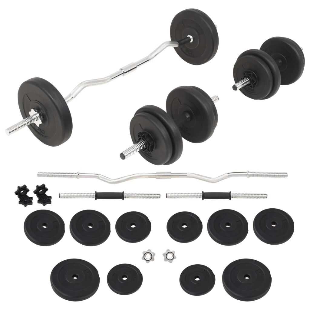 vidaXL Halterset 30kg - Topdeal! 35% Korting