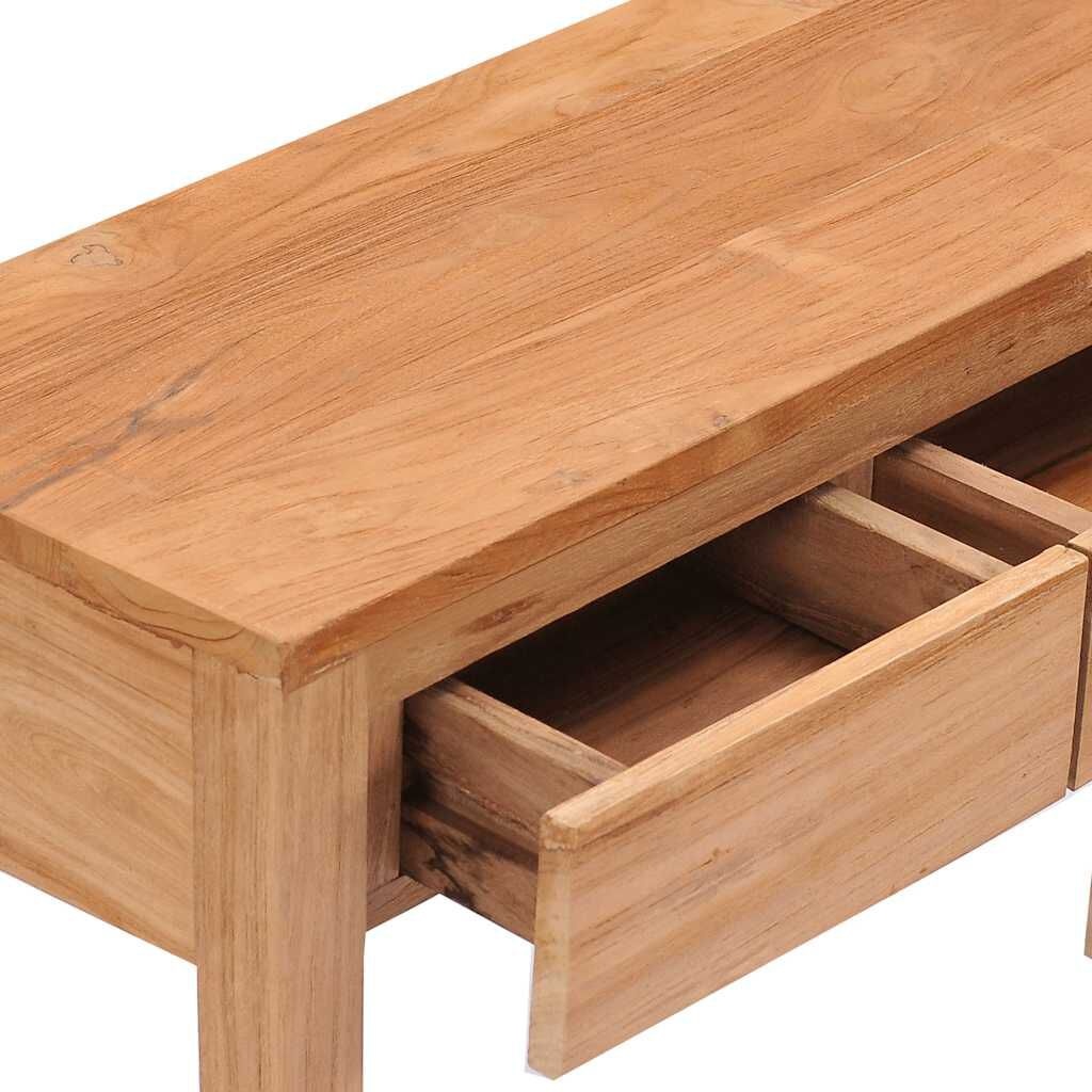 Wandtafel Massief Teakhout 110cm - 50% Korting! (Lichte Schade)