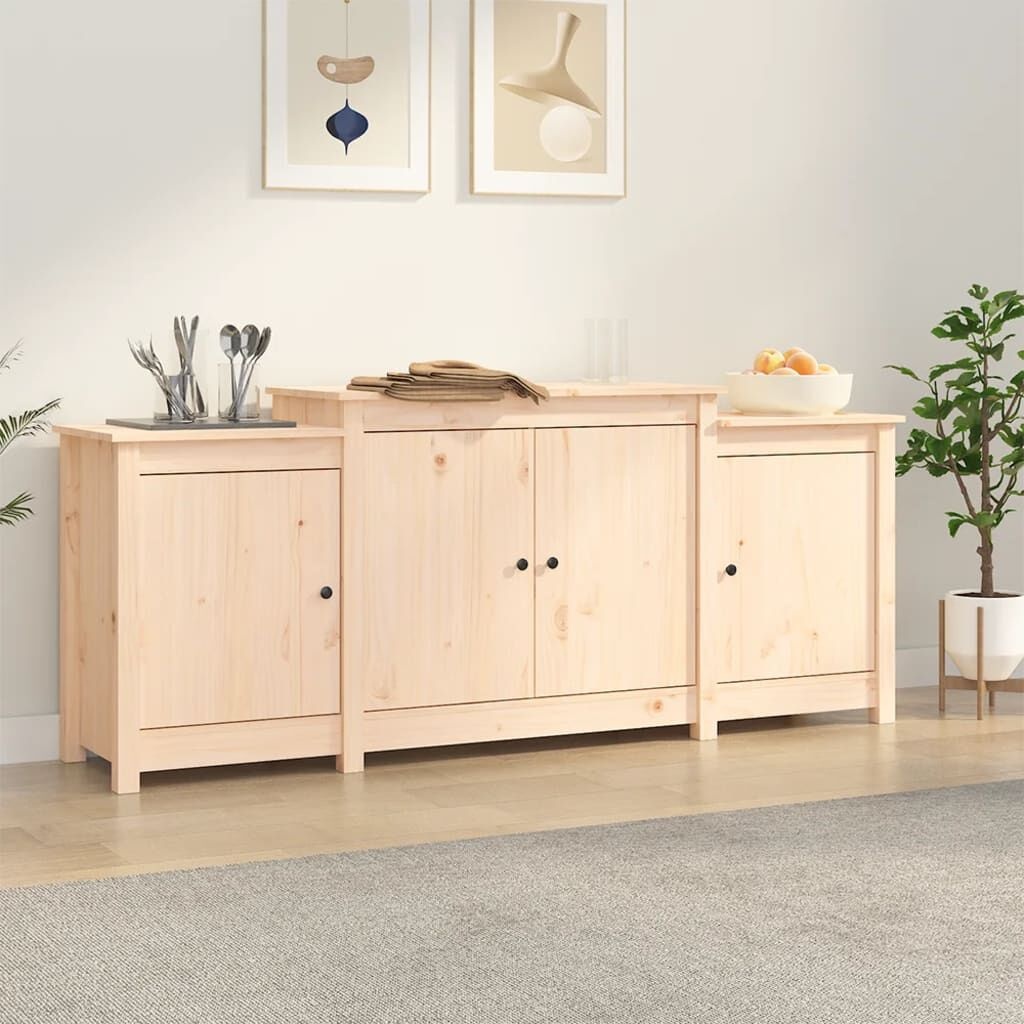 vidaXL Dressoir Grenenhout 164cm - 35% Korting!